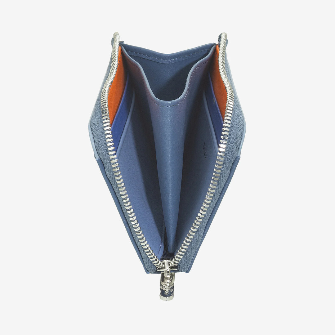 DUDU Portafoglio Uomo Piccolo con Zip, Portafoglio RFID in Pelle Colorato, Porta Carte di Credito, Design Compatto Tascabile