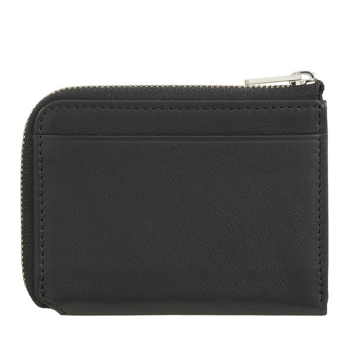 DUDU Portafoglio Uomo Piccolo con Zip, Portafoglio RFID in Pelle Colorato, Porta Carte di Credito, Design Compatto Tascabile