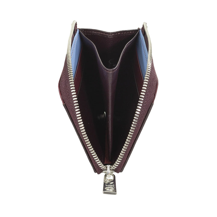 DUDU Portafoglio Uomo Piccolo con Zip, Portafoglio RFID in Pelle Colorato, Porta Carte di Credito, Design Compatto Tascabile