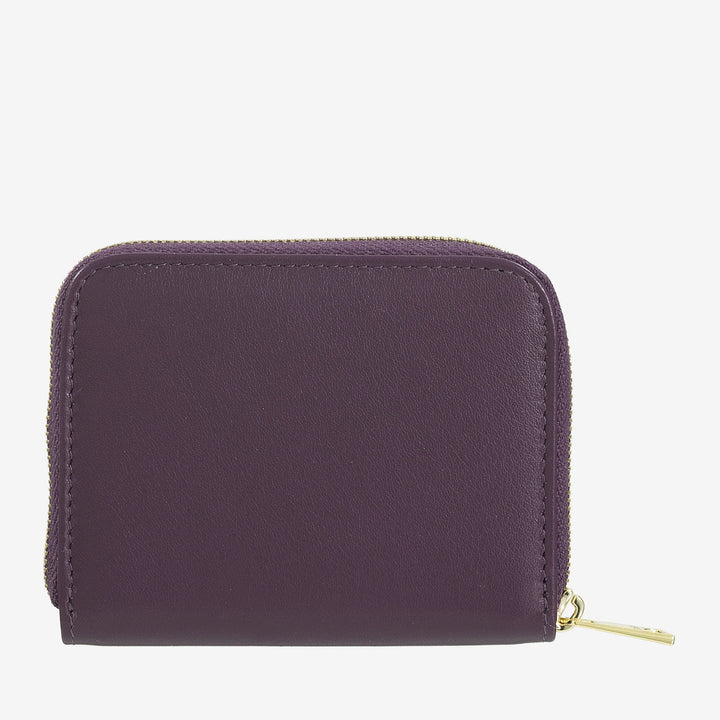 DUDU Portamonete Uomo Donna Piccolo Tascabile in Pelle Colorata con Cerniera, Tasche Porta Tessere, Portafoglio Compatto