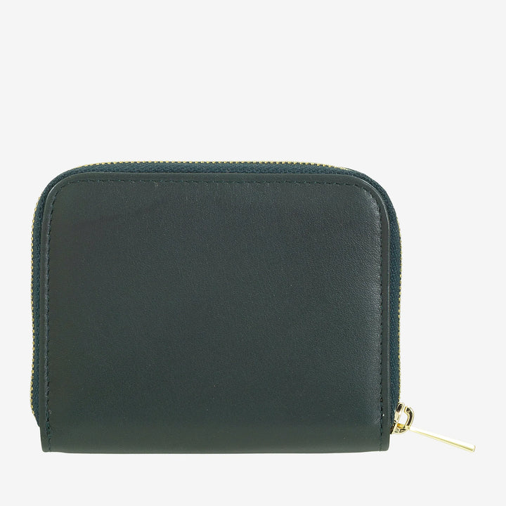 DUDU Portamonete Uomo Donna Piccolo Tascabile in Pelle Colorata con Cerniera, Tasche Porta Tessere, Portafoglio Compatto