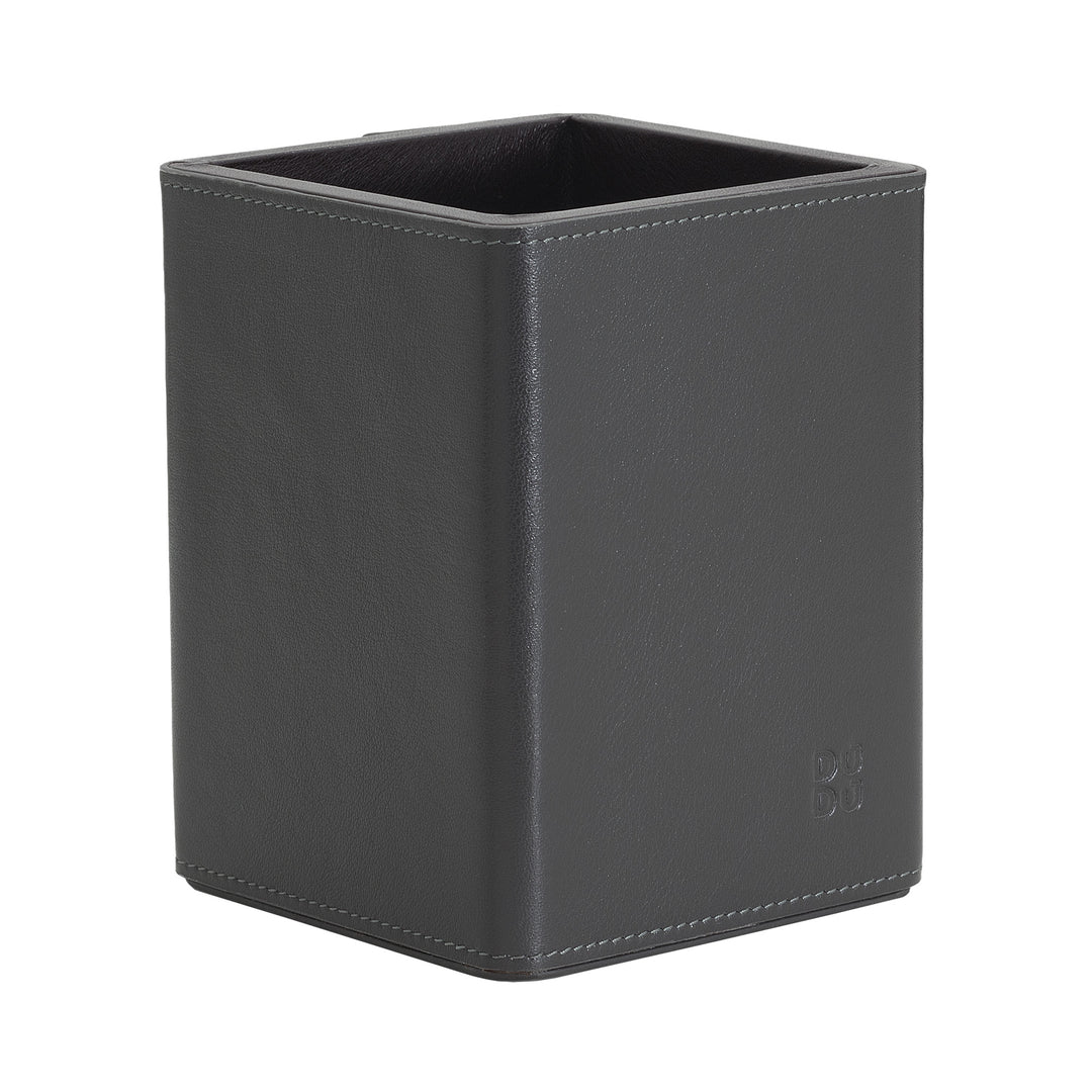 DUDU Portapenne da Scrivania in Pelle di Design, Porta Penne per Tavolo da Ufficio, Porta Matite Colorato