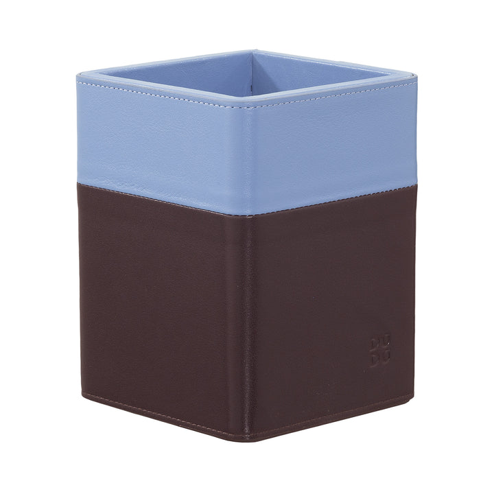 DUDU Portapenne da Scrivania in Pelle di Design, Porta Penne per Tavolo da Ufficio, Porta Matite Colorato