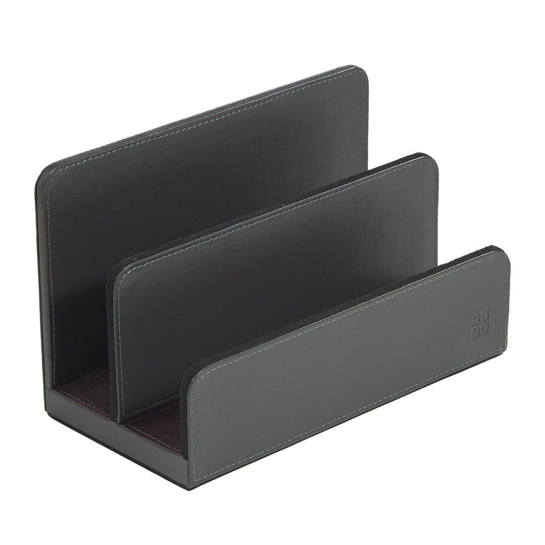DUDU Set da Scrivania in Pelle per Ufficio 4 pz con Svuotatasche Porta Penne Porta Lettere Porta Block Notes