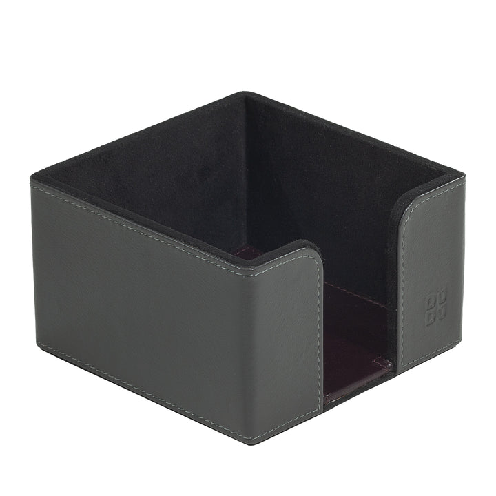 DUDU Set da Scrivania in Pelle per Ufficio 4 pz con Svuotatasche Porta Penne Porta Lettere Porta Block Notes