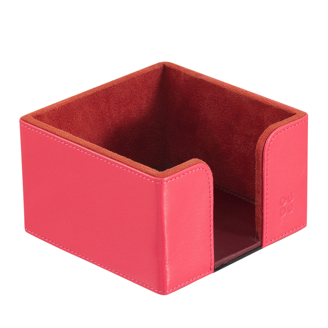 DUDU Set da Scrivania in Pelle per Ufficio 4 pz con Svuotatasche Porta Penne Porta Lettere Porta Block Notes