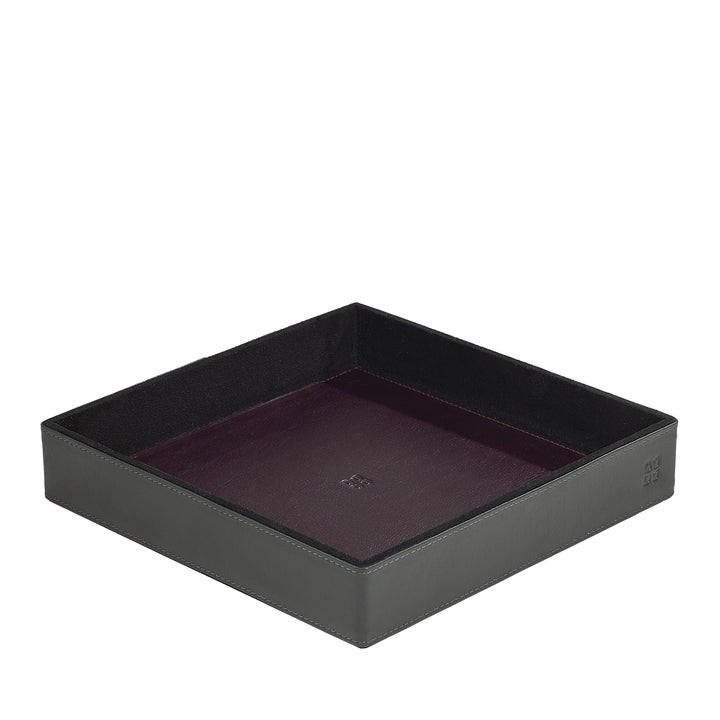 DUDU Set da Scrivania in Pelle per Ufficio 4 pz con Svuotatasche Porta Penne Porta Lettere Porta Block Notes