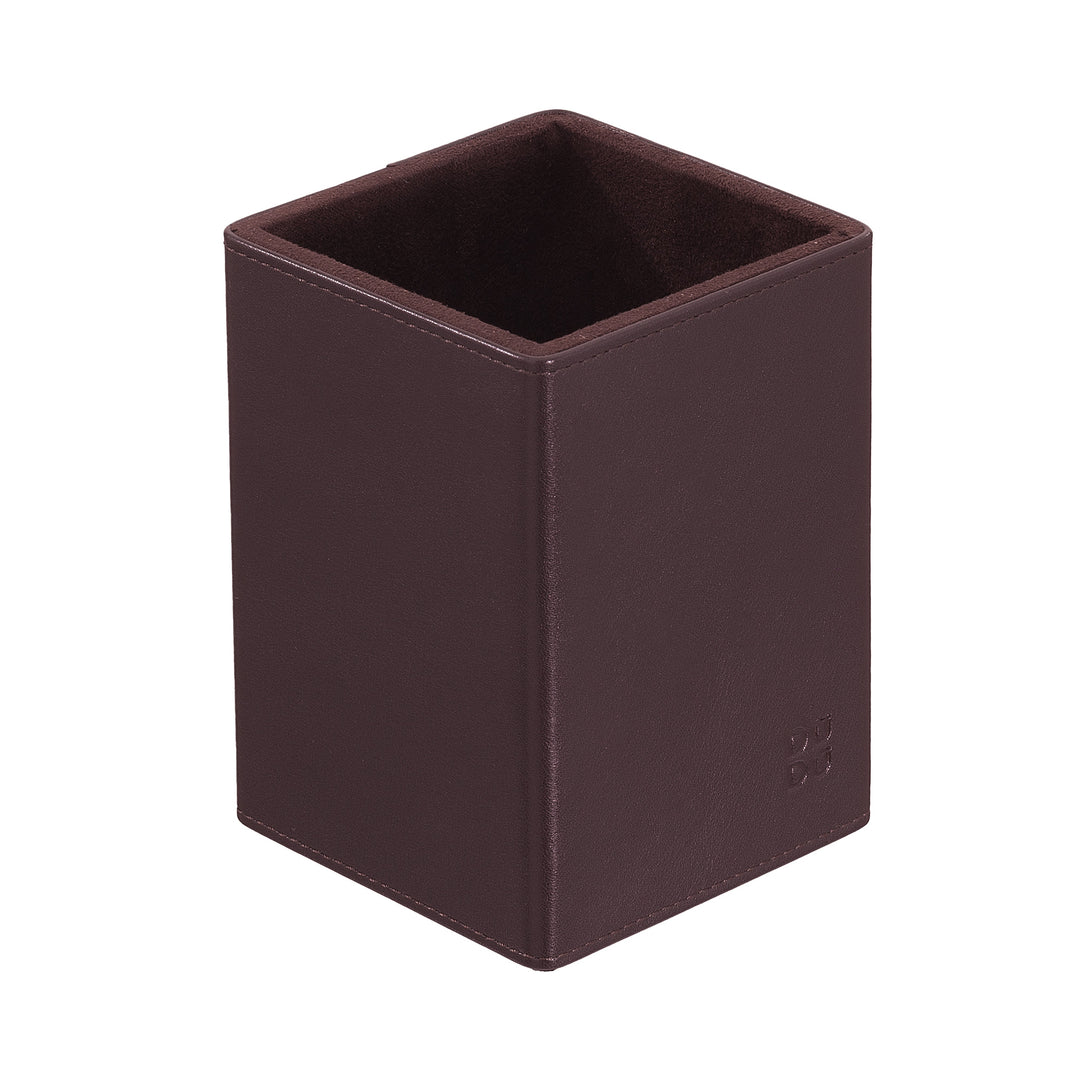DUDU Set da Scrivania in Pelle per Ufficio 4 pz con Svuotatasche Porta Penne Porta Lettere Porta Block Notes