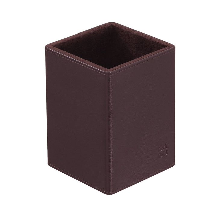 DUDU Set da Scrivania in Pelle per Ufficio 4 pz con Svuotatasche Porta Penne Porta Lettere Porta Block Notes