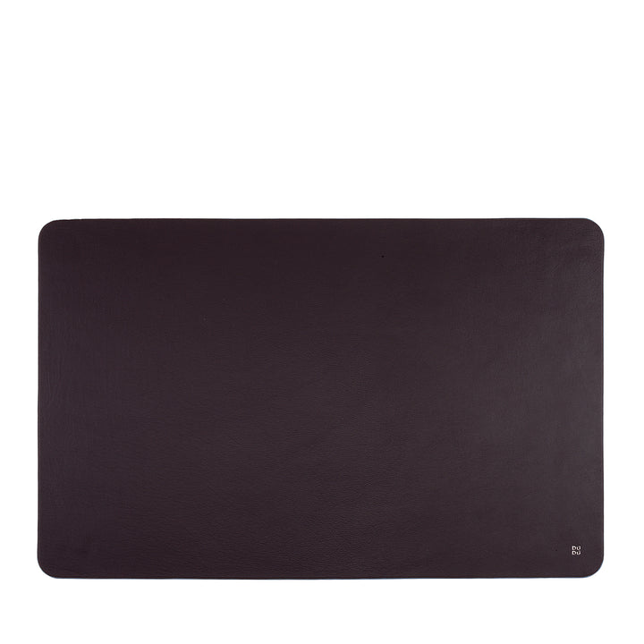 DUDU Sottomano Scrivania Ufficio in Pelle Bicolore CM 61x40, Double-Face Arrotolabile, Antiscivolo Morbido Senza Cuciture