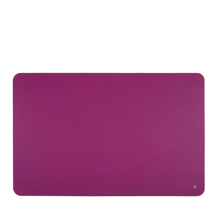 DUDU Sottomano Scrivania Ufficio in Pelle Bicolore CM 61x40, Double-Face Arrotolabile, Antiscivolo Morbido Senza Cuciture