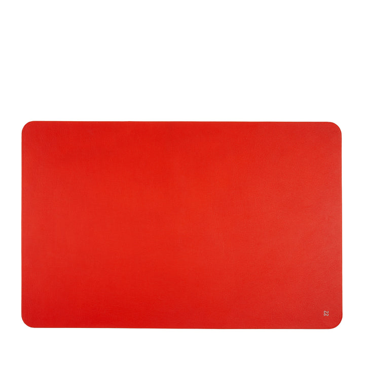 DUDU Sottomano Scrivania Ufficio in Pelle Bicolore CM 61x40, Double-Face Arrotolabile, Antiscivolo Morbido Senza Cuciture