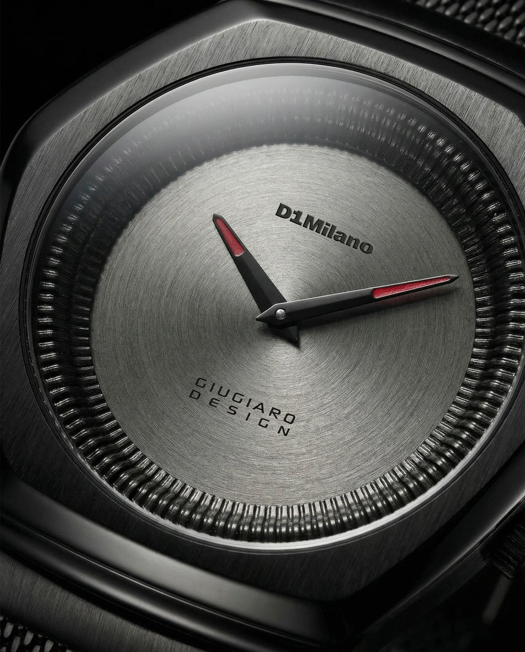 D1 Milano orologio Edizione Limitata Giugiaro Design 40mm grigio quarzo acciaio D1-IDBJ01