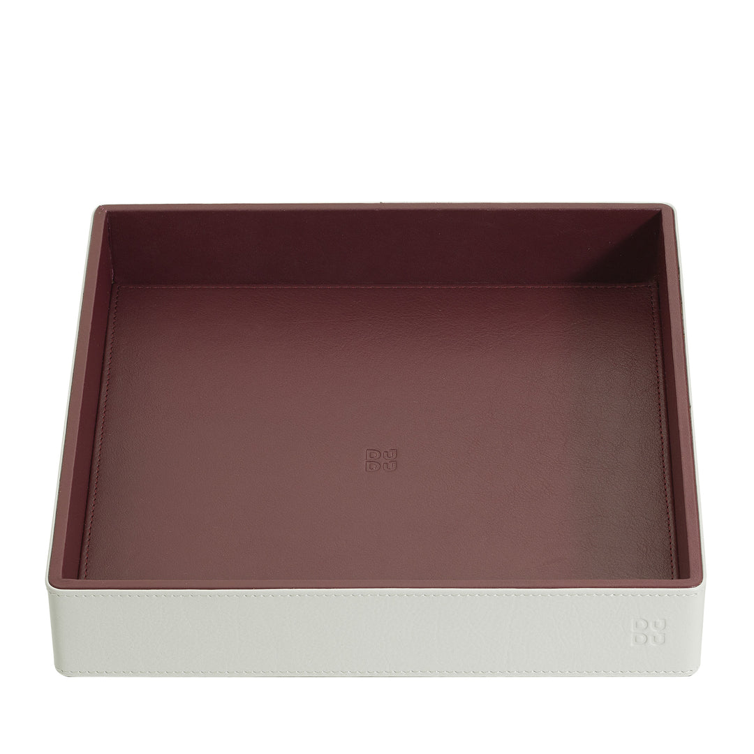 DUDU Svuotatasche in Pelle Colorato di Design da Ingresso Porta Oggetti con Scatola Regalo