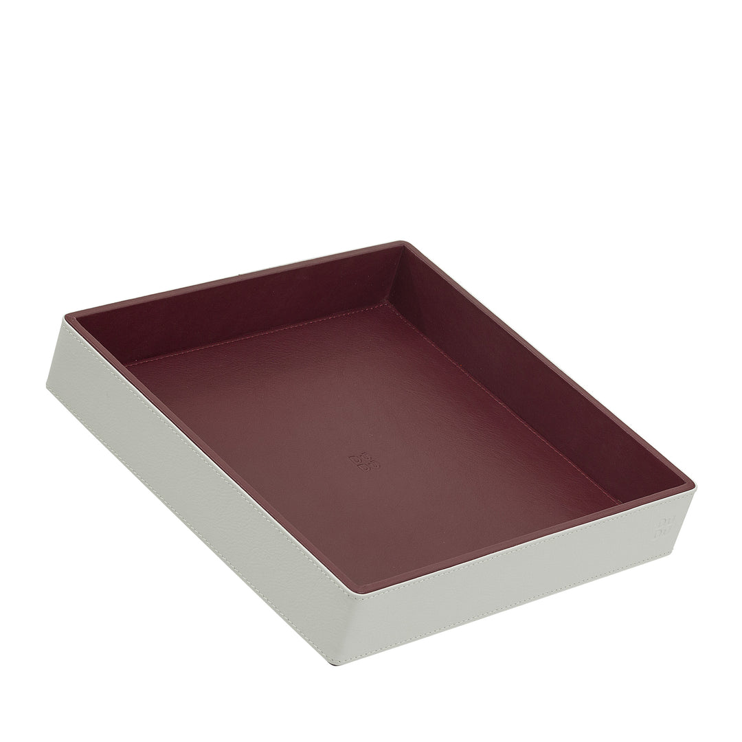 DUDU Svuotatasche in Pelle Colorato di Design da Ingresso Porta Oggetti con Scatola Regalo