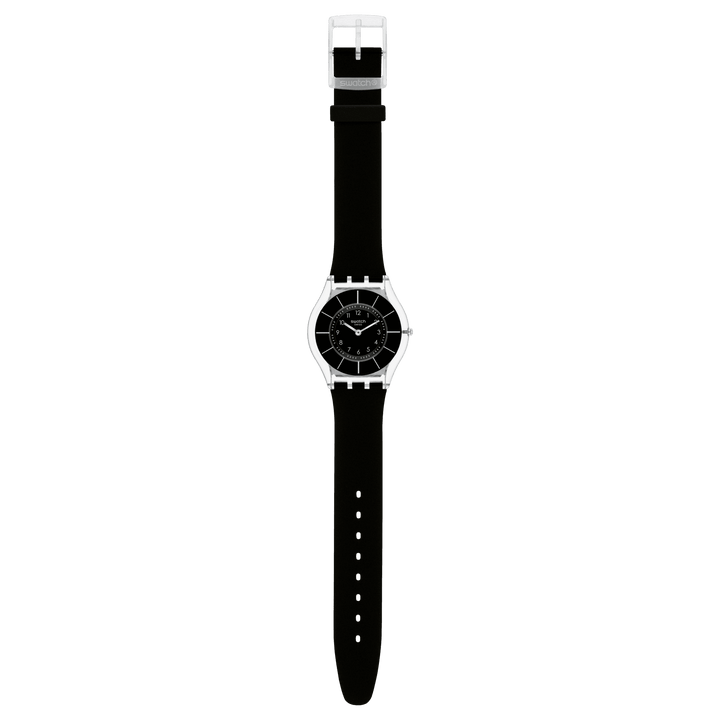 Swatch orologio BLACK CLASSINESS Originals Skin 34mm SS08K103 - Capodagli 1937