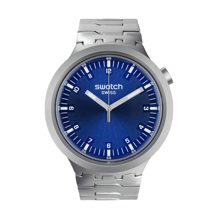 Swatch orologio INDIGO HOUR Originals Irony Big Bold 47mm SB07S102G - Capodagli 1937