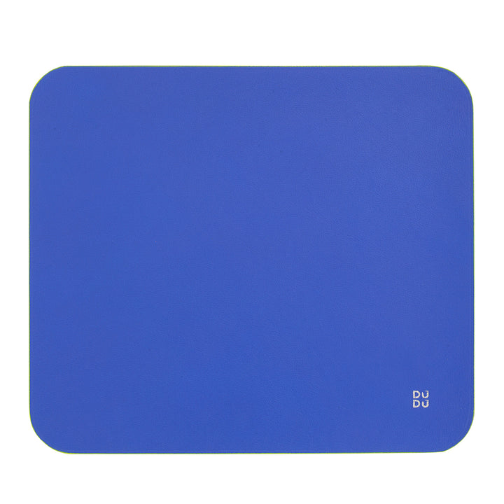 DUDU Tappetino per Mouse Morbido in Pelle, Sottile, di Design, 25x22 cm, Antiscivolo, Mouse Pad da Scrivania, Colorato