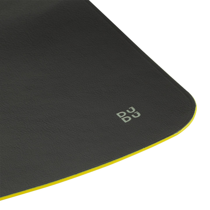 DUDU Tappetino per Mouse Morbido in Pelle, Sottile, di Design, 25x22 cm, Antiscivolo, Mouse Pad da Scrivania, Colorato
