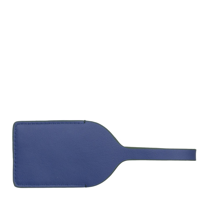 DUDU Etichetta per Valigia, Targhetta da Bagaglio in Pelle Colorata, Portanome Elegante Fashion per Borse e Zaini