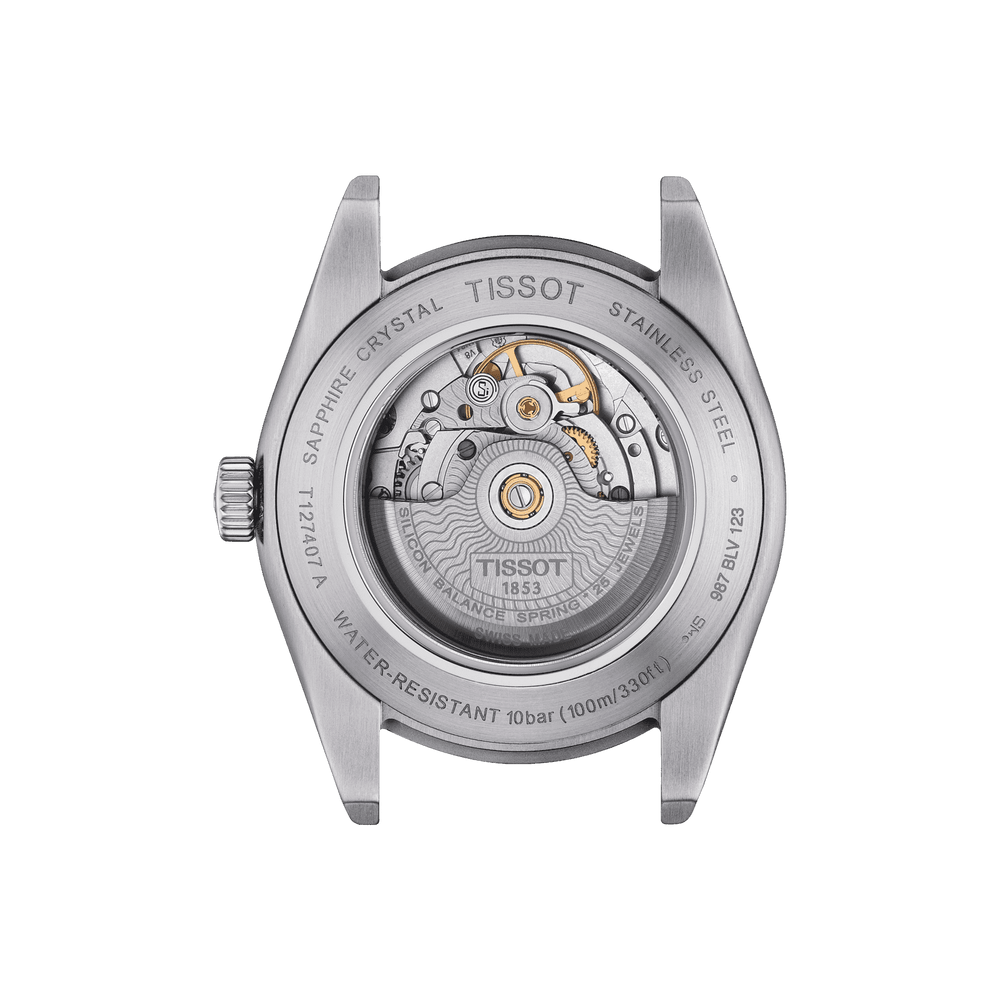 Tissot orologio Gentleman Powermatic 80 verde acqua 40mm automatico acciaio T127.407.11.351.00 - Capodagli 1937