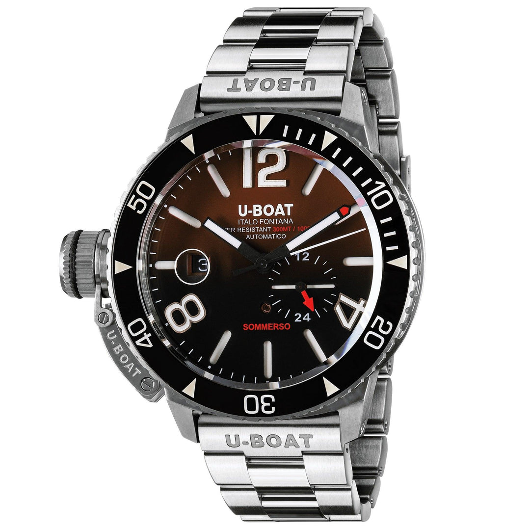 U-BOAT orologio Sommerso Ceramic Bordeaux/MT 46mm bordeaux automatico acciaio 9521/MT - Capodagli 1937