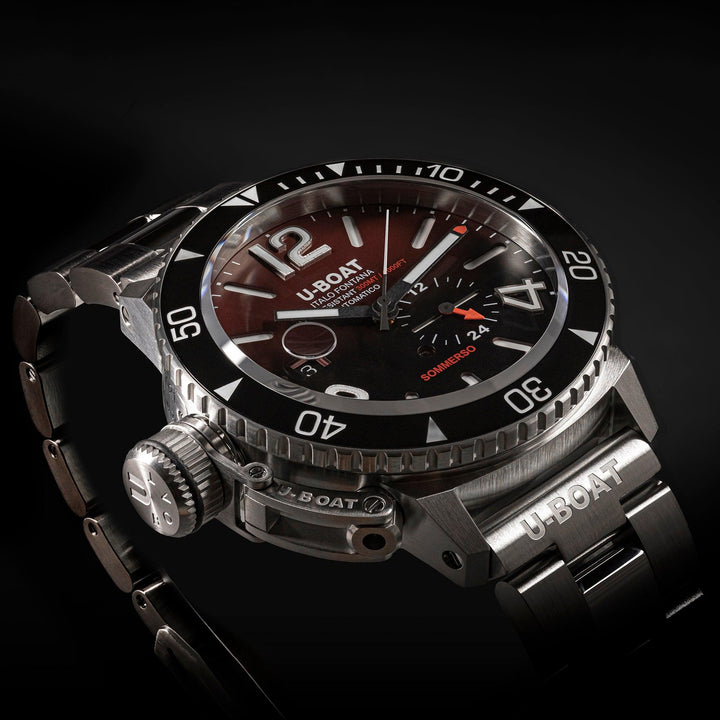 U-BOAT orologio Sommerso Ceramic Bordeaux/MT 46mm bordeaux automatico acciaio 9521/MT - Capodagli 1937