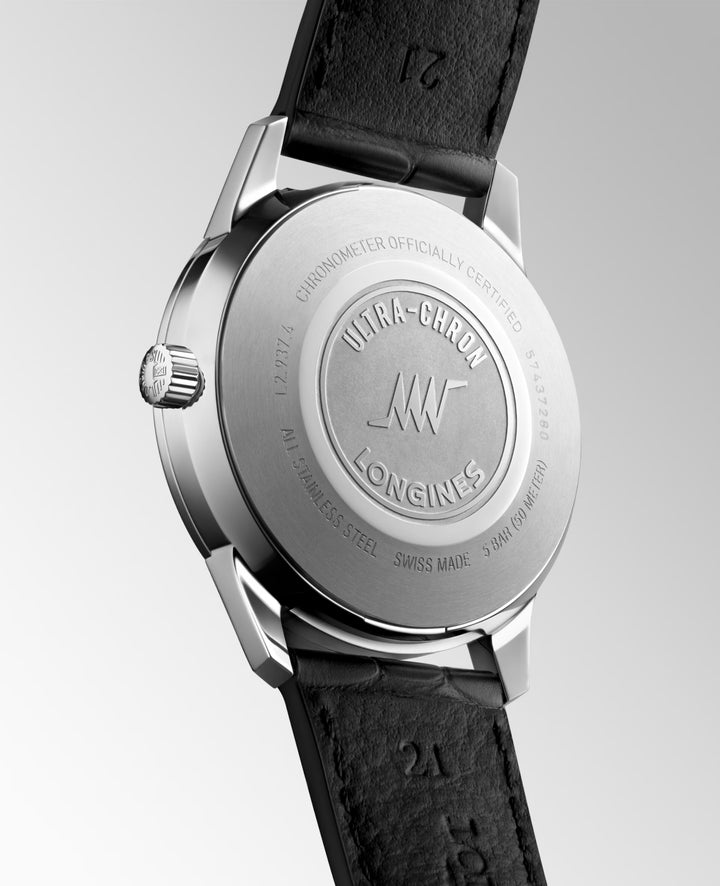 Longines orologio Ultra-Chron Classic 40mm argento automatico acciaio L2.937.4.72.2
