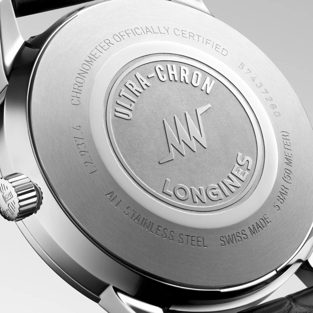 Longines orologio Ultra-Chron Classic 40mm argento automatico acciaio L2.937.4.72.2