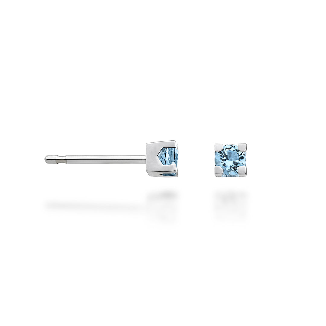 Nihama or 18k ct.0,40 topazio swiss azzurro NO5029O4TPSW