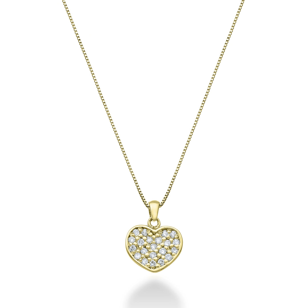 Nihama cl 18k cuore ct.0,13 oro giallo ND5167O1BR013