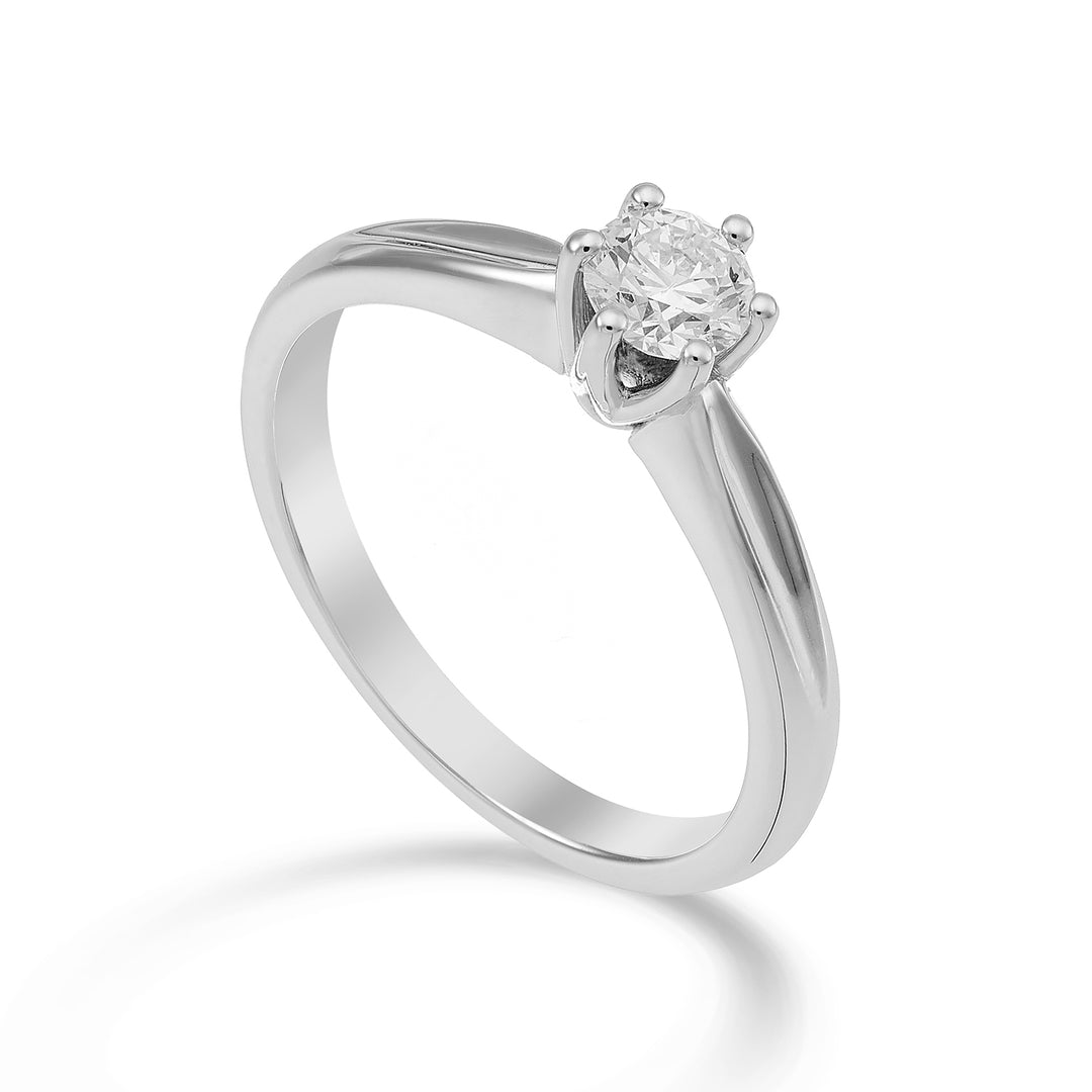 World Diamond Group anello solitario con 6 griffes ASL046DI-23009110091