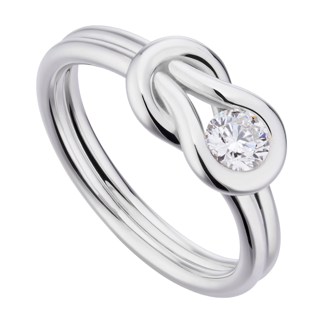 World Diamond Group anello fm encordia nodo liscio ct.0,40-0,49 ASLFM011DI5-19077110044