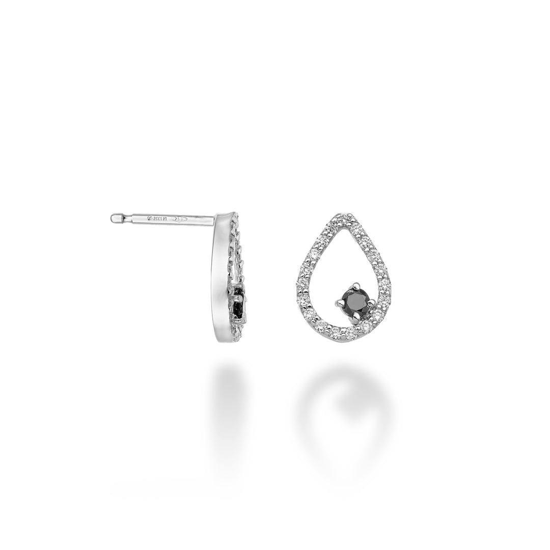 World Diamond Group or 18k "goccia" diamante black ct. 0,20 dia ct. 0,28 GO5139O4BK048