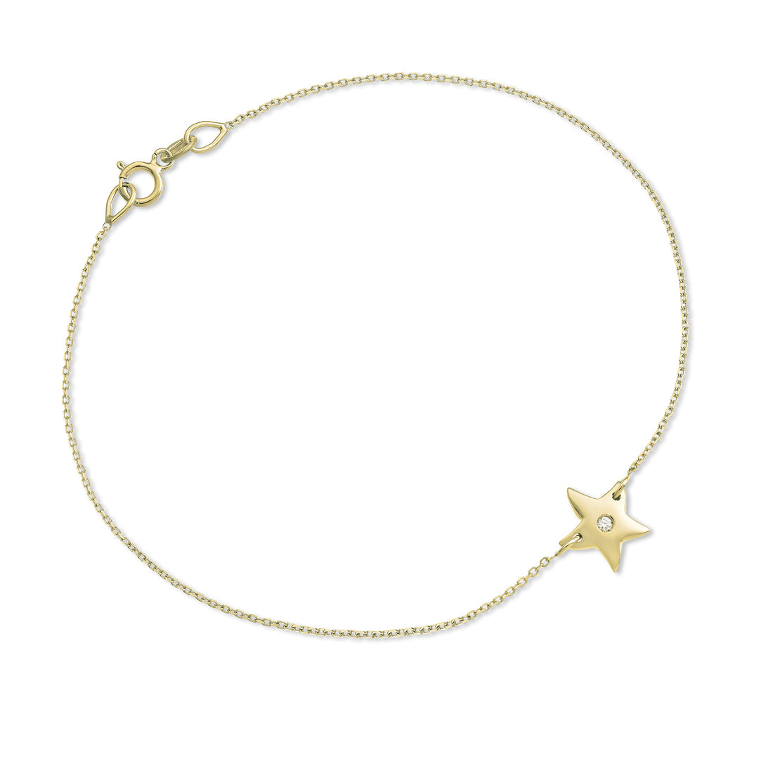 Nihama br 18k stella marina ct.0,01 oro giallo NB5050O1BR001