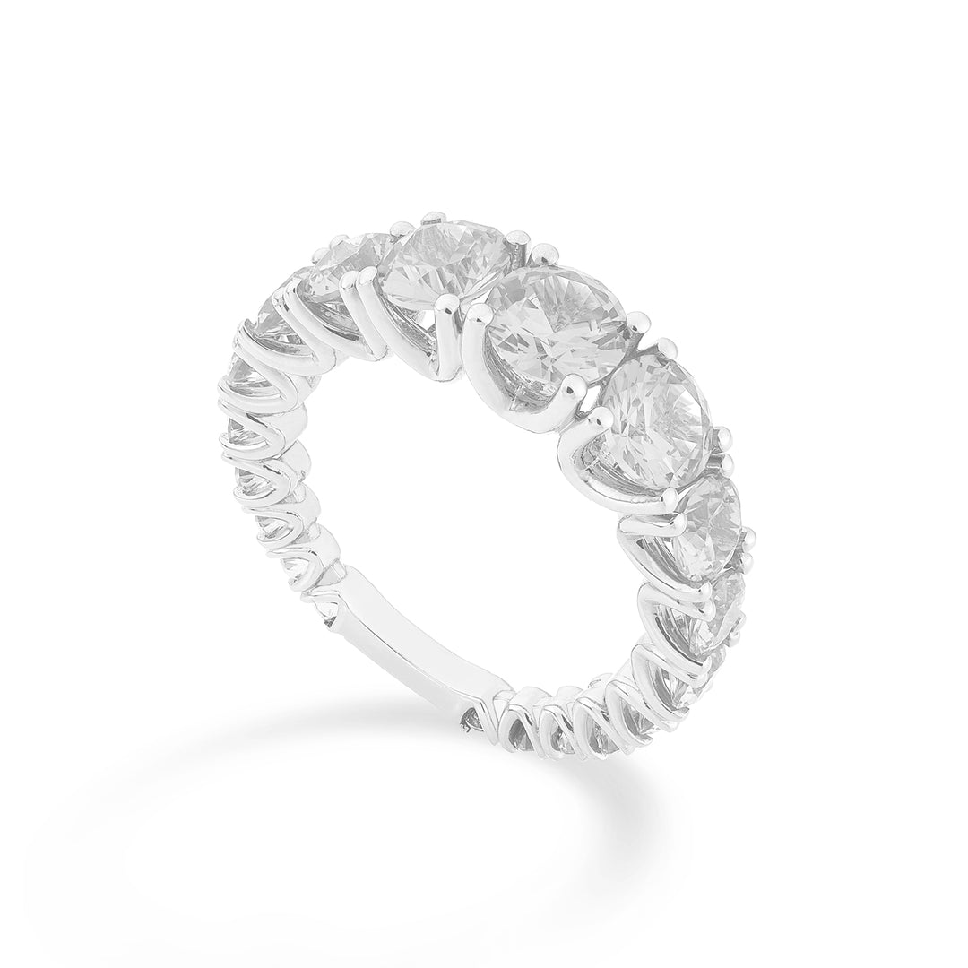X-Diamond an 18kt diam lab a scalare con barretta oro bianco ct. tot. 4,10 centr. 0,90 LXDABIC1498DIO4