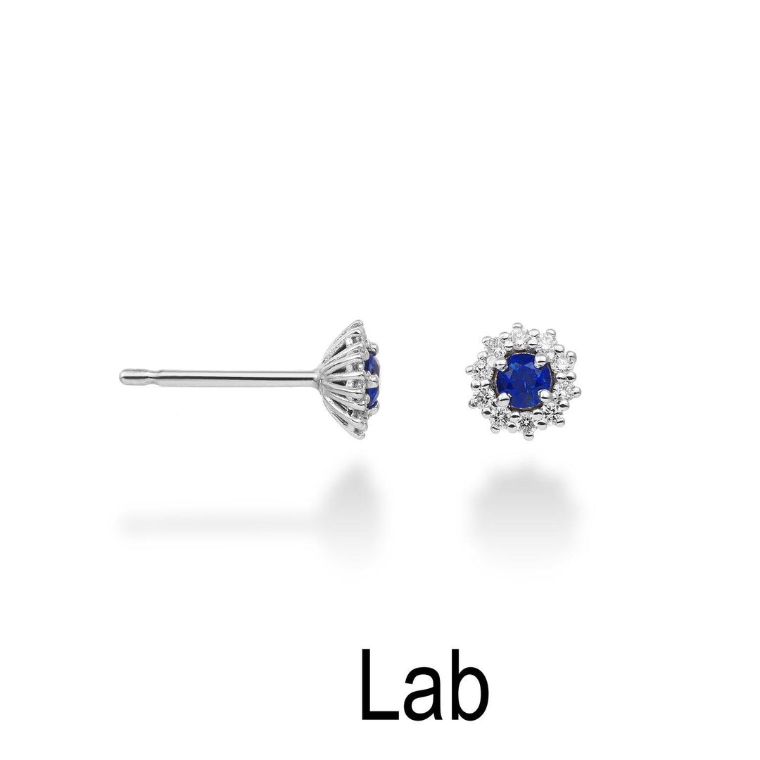 Mikiko or 18k zaffiro lab ct.0,24 diam. ct.0,14 mis.2 MO5067O4ZFL024