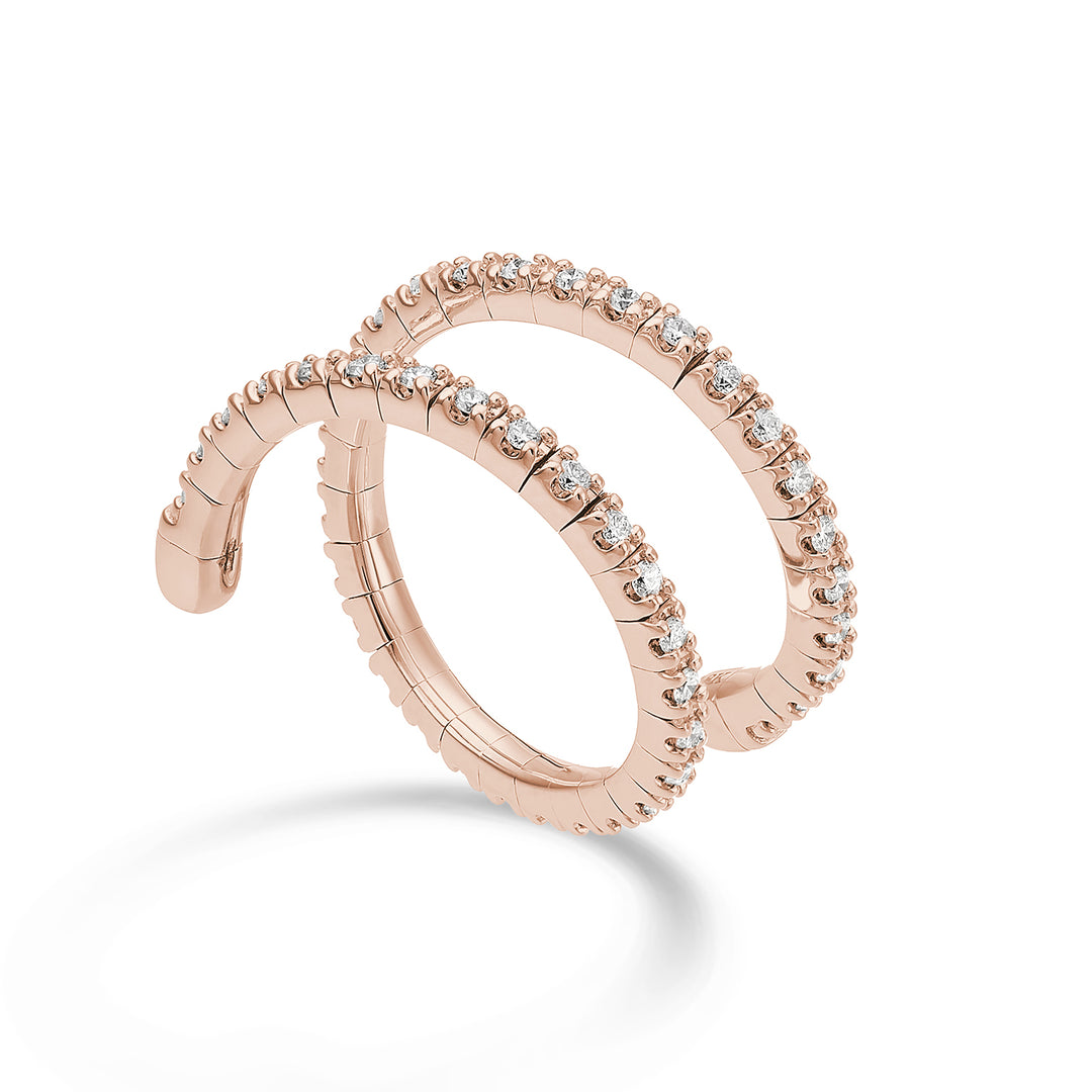 Golay an 18k girodito flex 2 giri diam. ct.0,48 oro rosa GAFLEX003DIO3