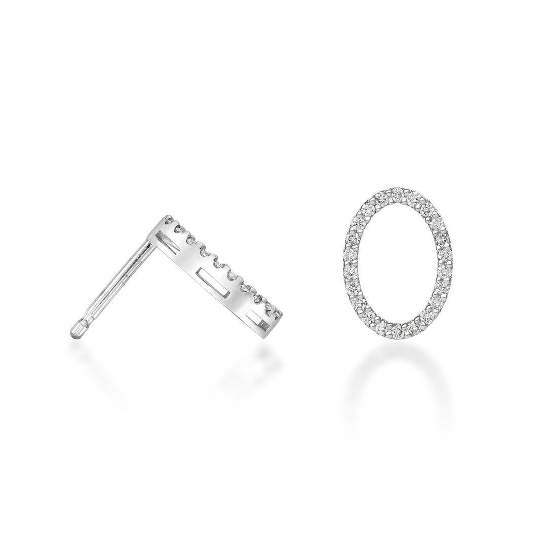 Golay or 18k geometrie forma ovale diamanti ct.0,26 oro bianco GOFOVDIO4