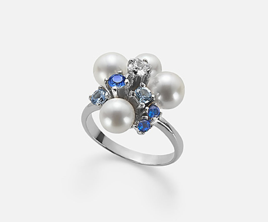 Nihama an ag925 fw 6/6,5 6,5/7 7/7,5 gem swarovski bianchi e azzurri NA7173A4AZZURRO