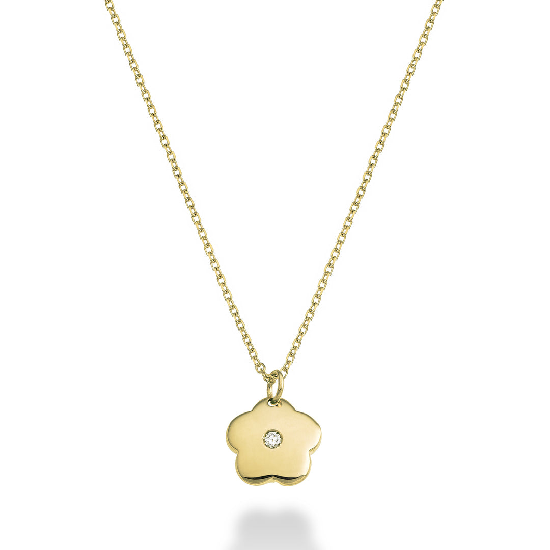 Nihama cl 18k fiore ct.0,01 oro giallo ND5129O1BR001