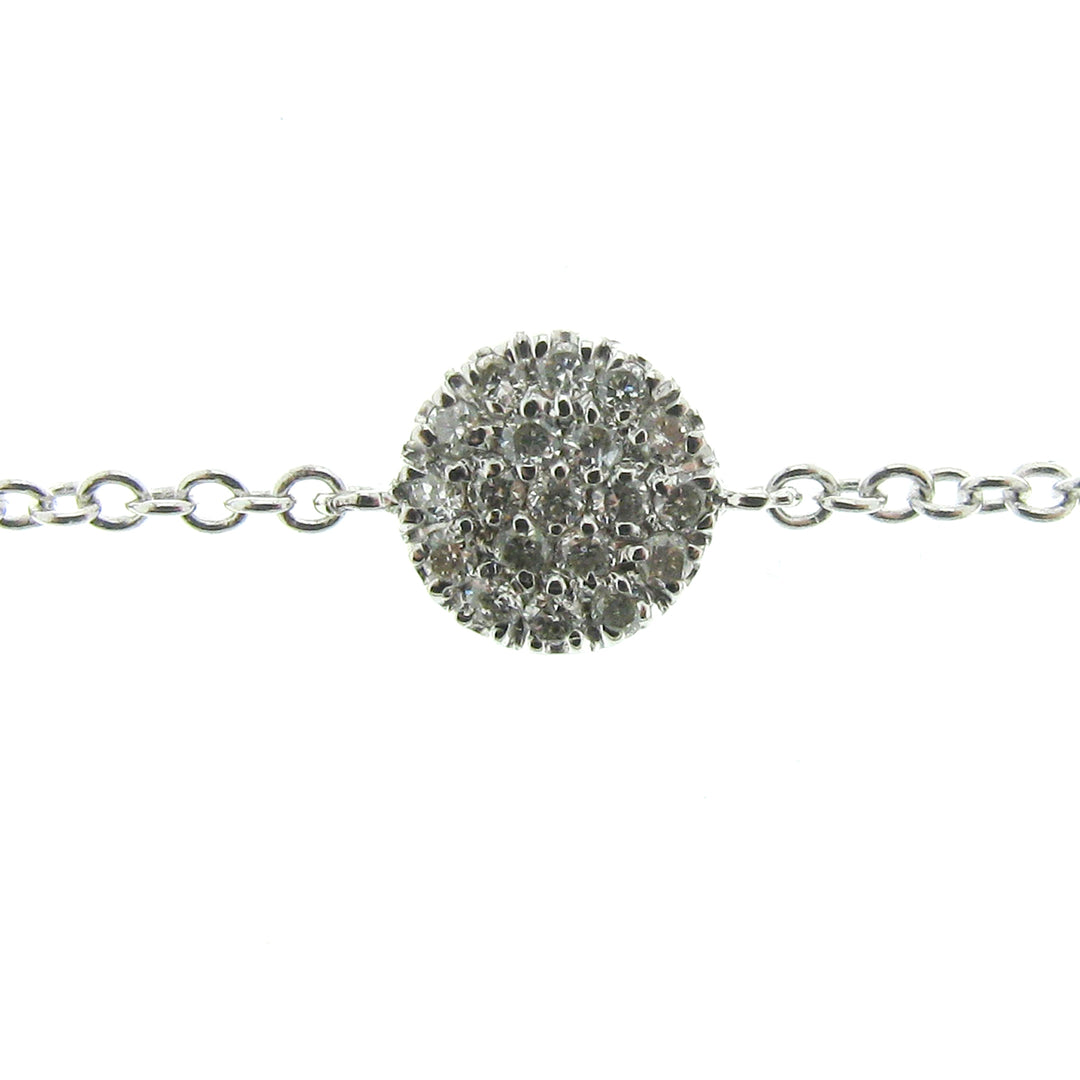 Golay girocollo tondo piccolo pave white CFP6031-12046110139