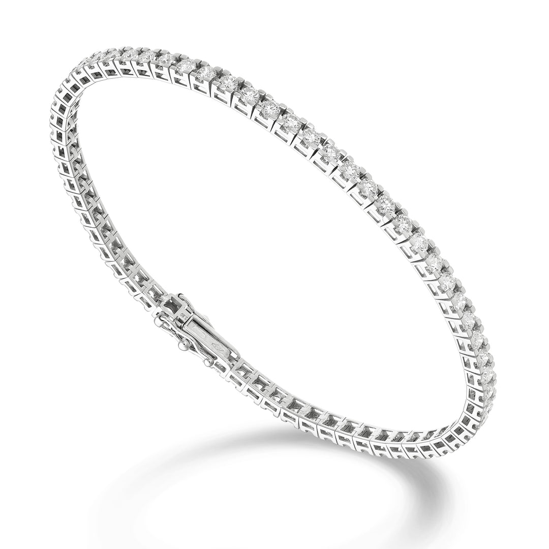 World Diamond Group bracciale tennis castone quadro light ct 0,01 cad BTQ800D001-170-25295110204