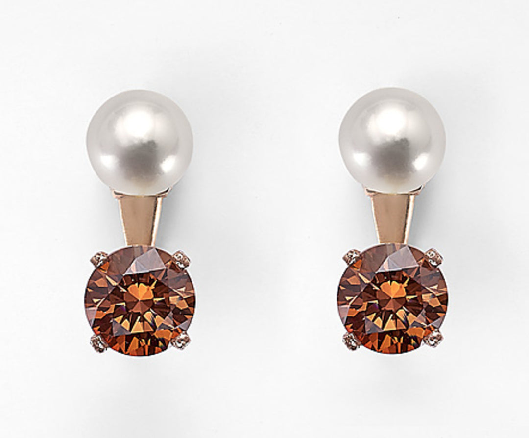 Mikiko or ag925 fw 7,5/8 zirconi caramel 8mm MO7464A3CARAMEL