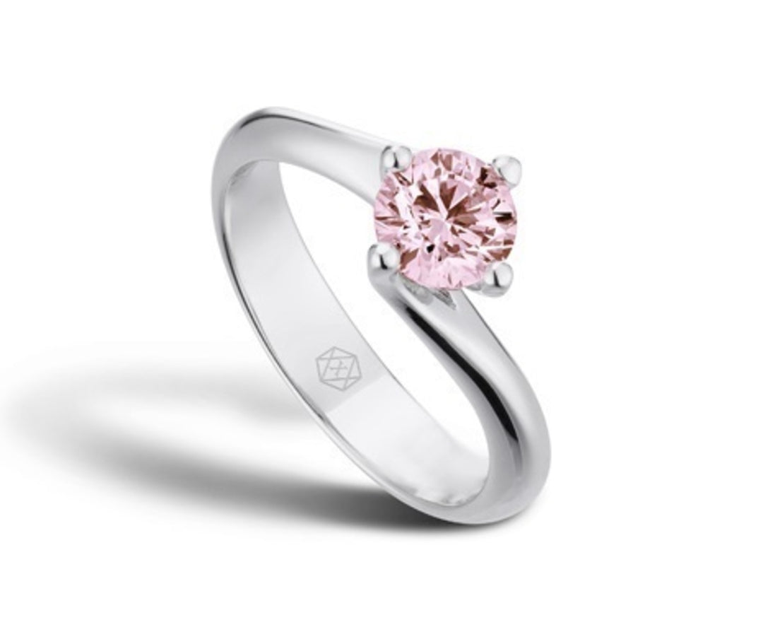 X-Diamond an ag925 lab g.d. ct.0,20 f. pink LXDAGAN009A4RS020