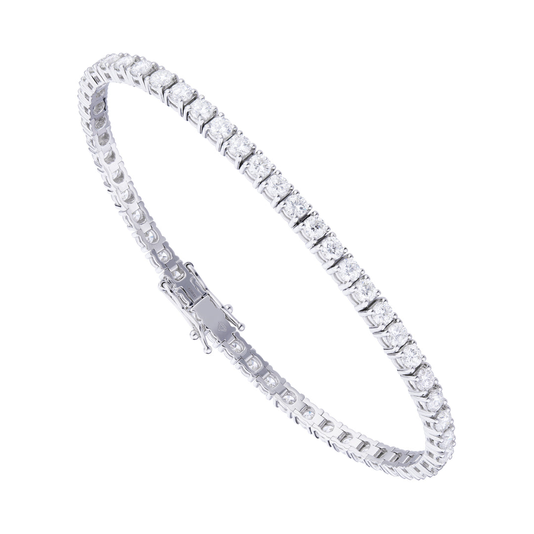 World Diamond Group bracciale tennis castone a filo ct.2,20 19cm BTF001DI3-190-23139110033