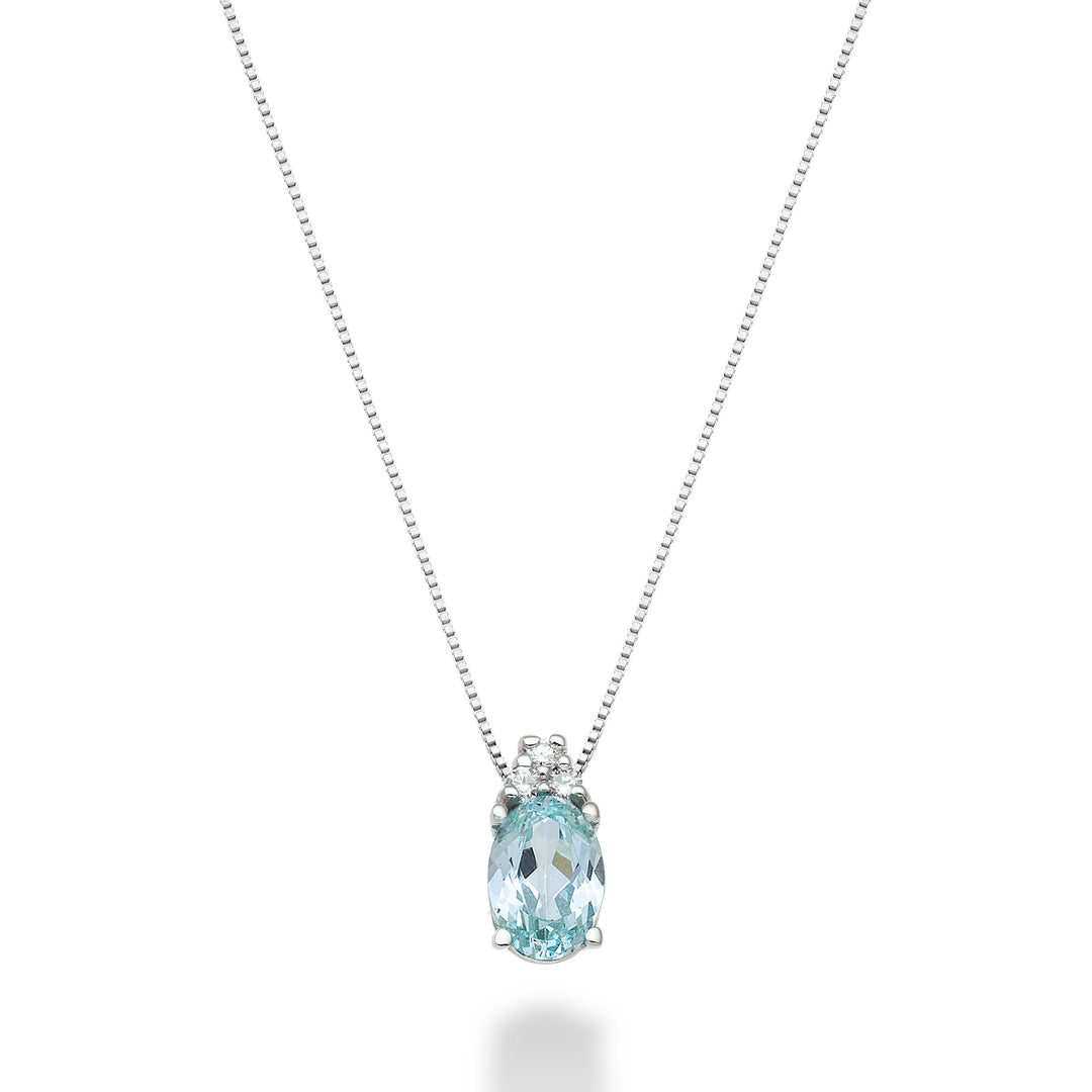Mikiko cl 18k tormalina paraiba ovale 7x5 ct.0,80 dia ct.0,045 MD5055O4PAR