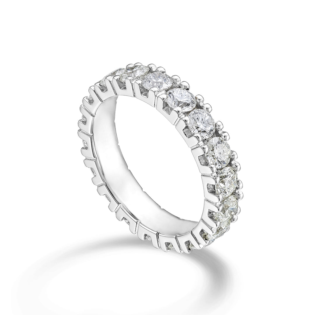 Golay anello girodito lineare oro bianco AETL022DI200B-23164110069