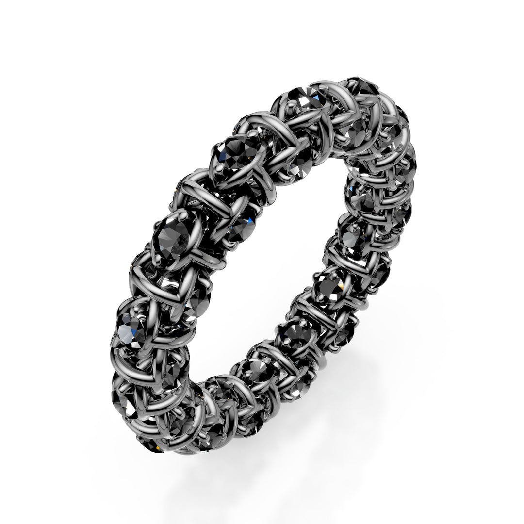 Golay anello girodito maglia morbida d. black oro nero AETD540BK0017N-14-24316110092