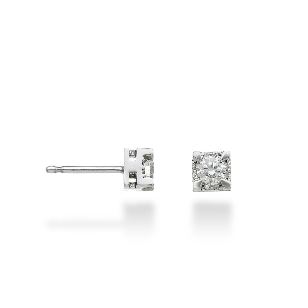 World Diamond Group orecchini pl con diamanti tra le griffe cen.0,14ct OPLC001DI015-24177110006